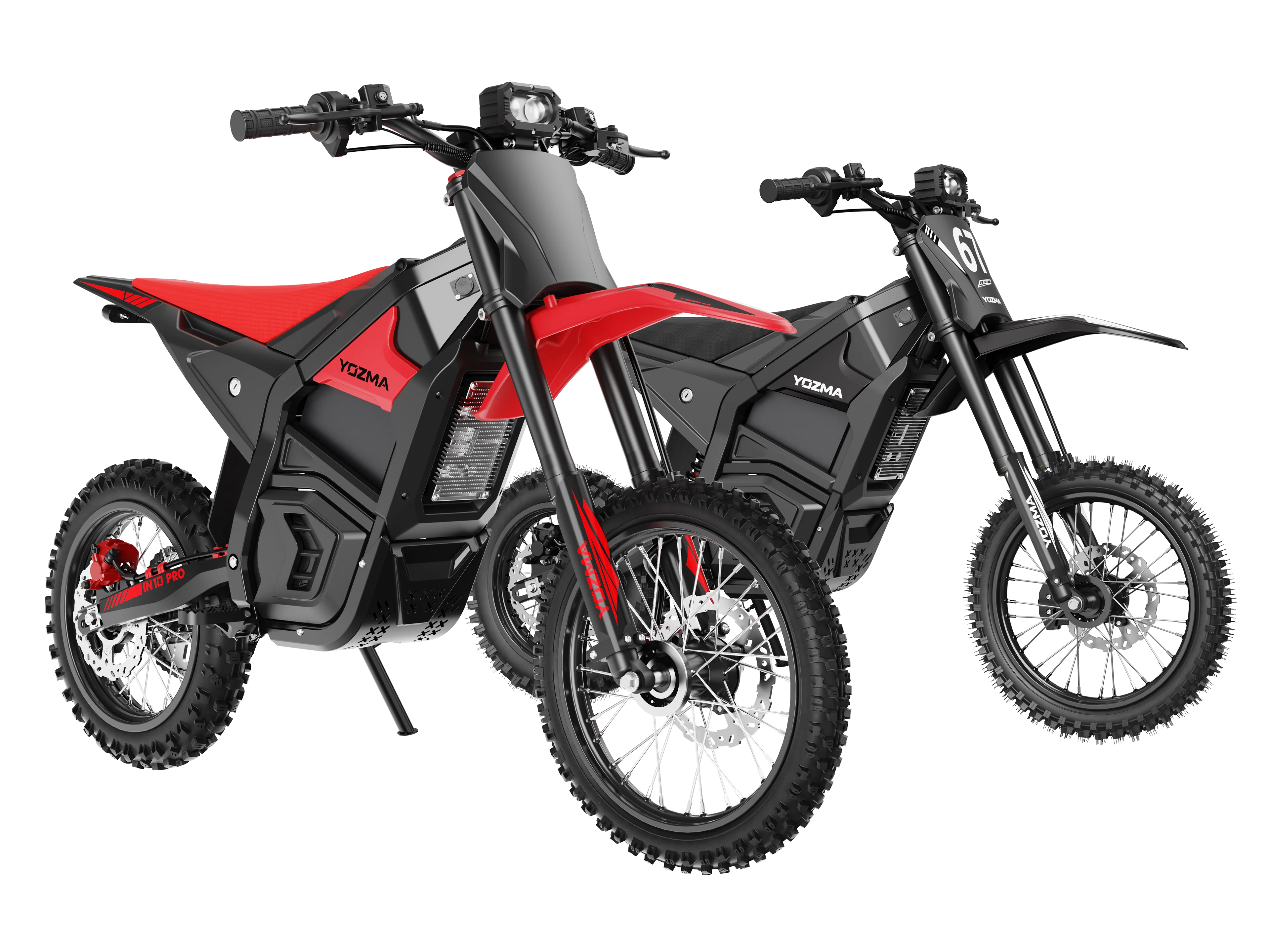 Yozma IN 10 × IN 10 Pro Dual Bundle – Electric Dirt Bike 2-Bike Set - Image 11