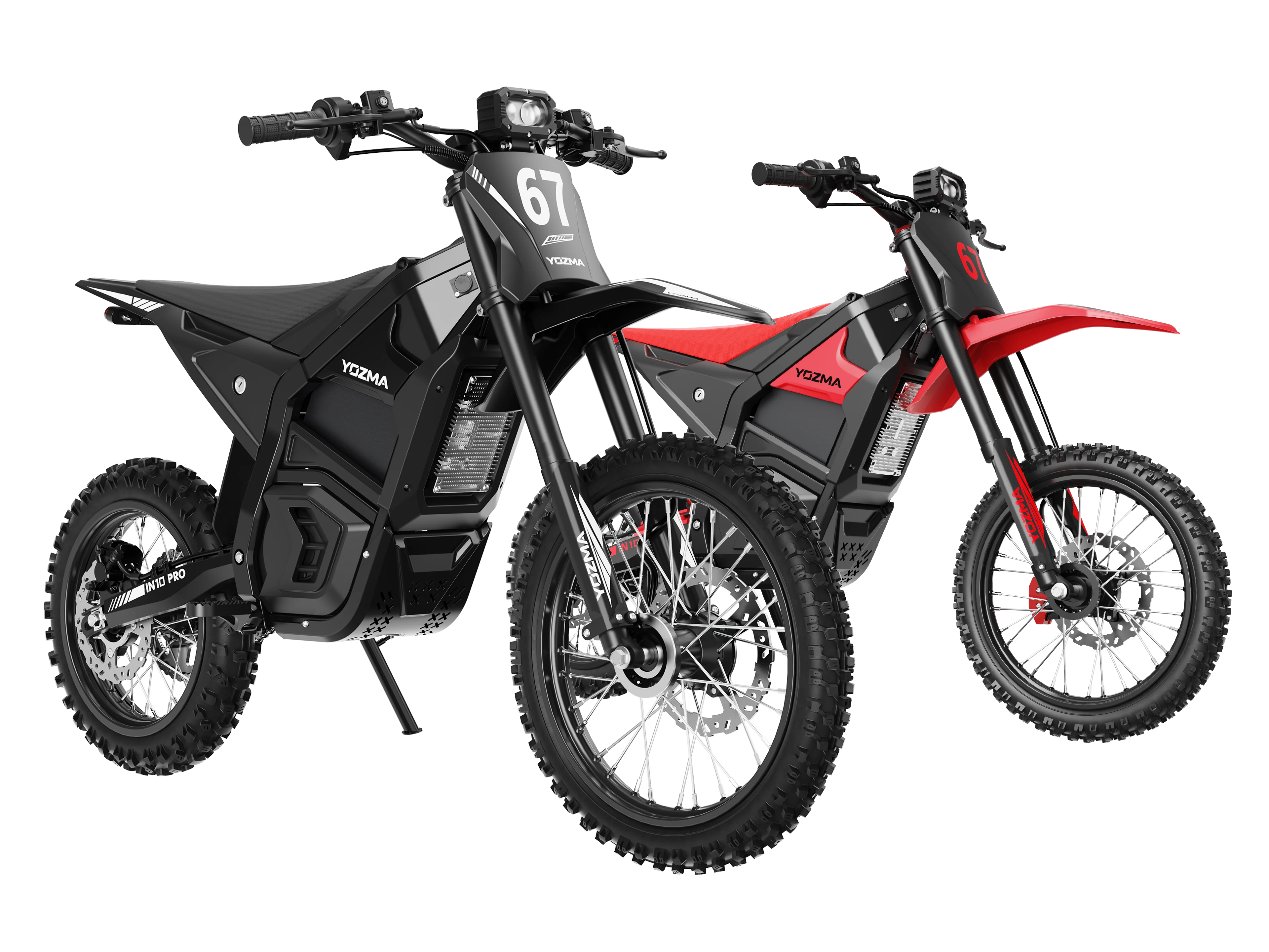 Yozma IN 10 × IN 10 Pro Dual Bundle – Electric Dirt Bike 2-Bike Set - Image 7
