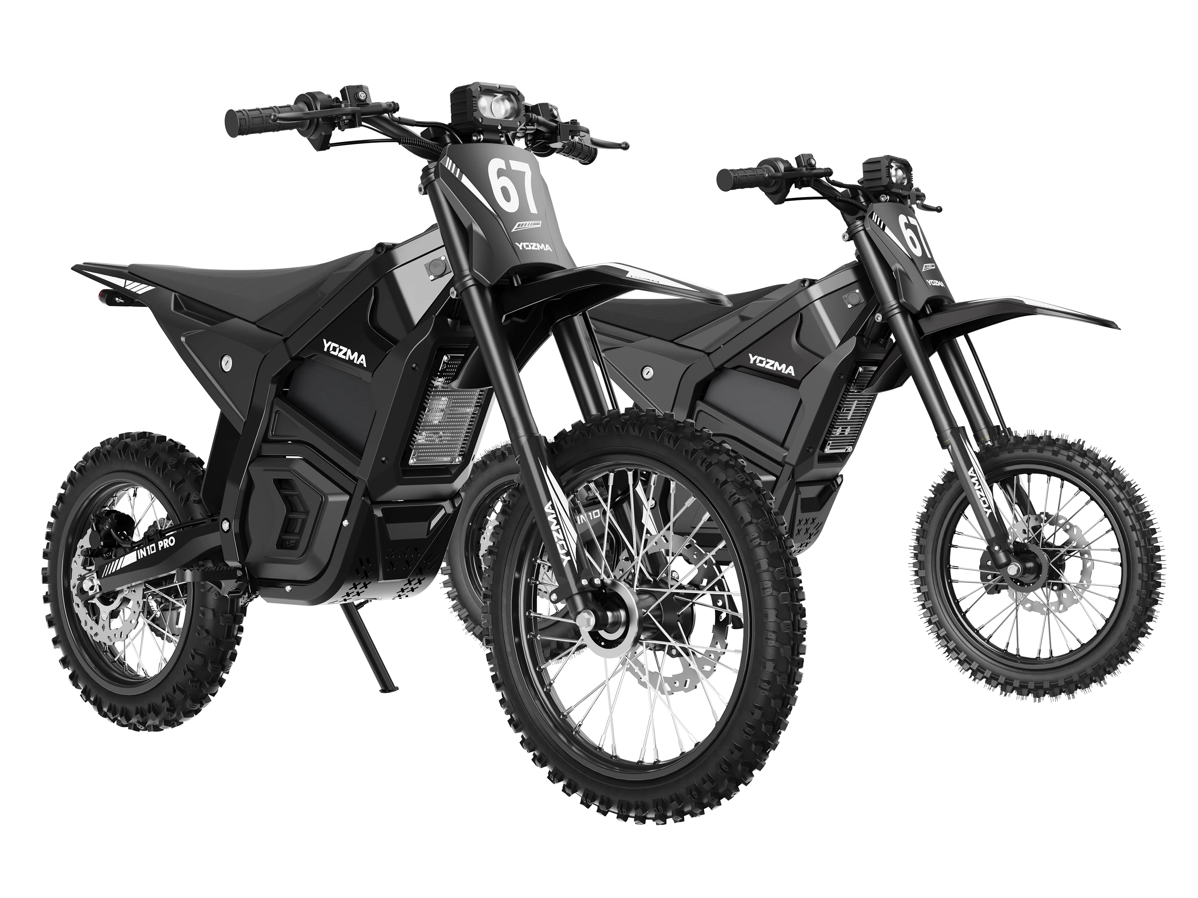 Yozma IN 10 × IN 10 Pro Dual Bundle – Electric Dirt Bike 2-Bike Set - Image 9
